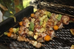 Grilled Kabobs on BBQ26S Chicken Cooker