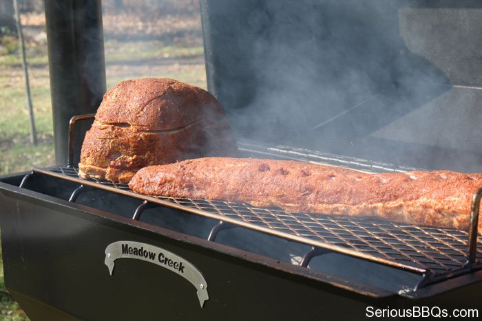 Pork Loin on SQ36 Smoker