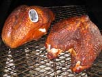 Turkey Breasts on a BBQ Smoker