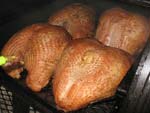 Turkey Breasts on a BBQ Smoker
