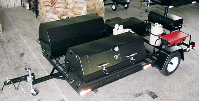 Meadow Creek BBQ144 Commercial Chicken Cooker Trailer (4 pit) – Meadow  Creek Welding, LLC