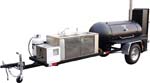TS250 BBQ Smoker Trailer With Stainless Steel Sink
