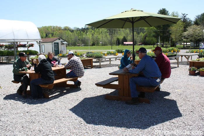 People Eating at Open House