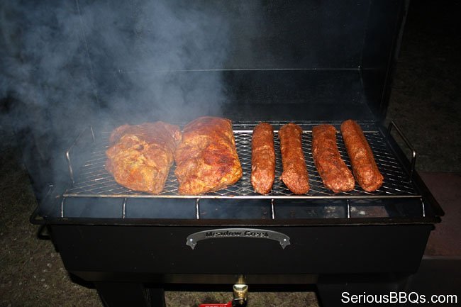 Cooking on my Meadow Creek Smoker